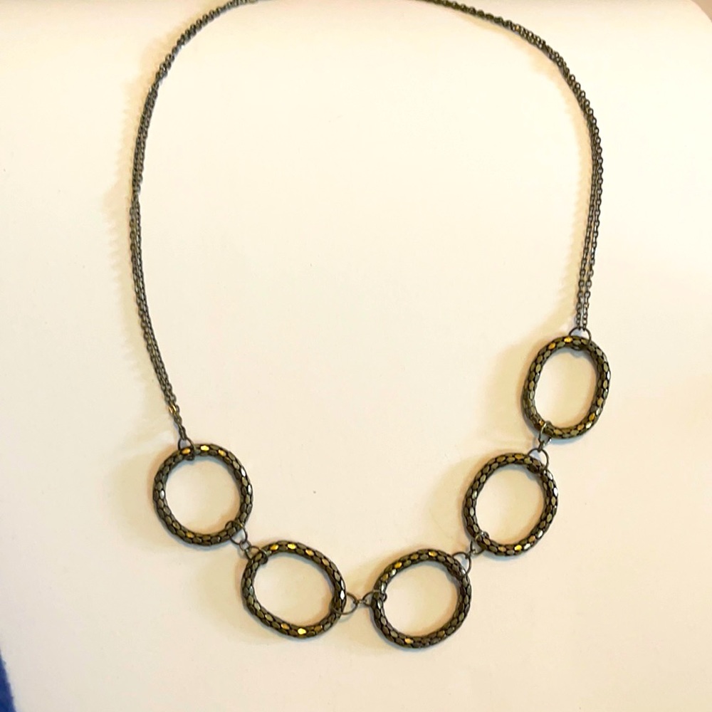 Retired Black Ice Lia Sophia Necklace